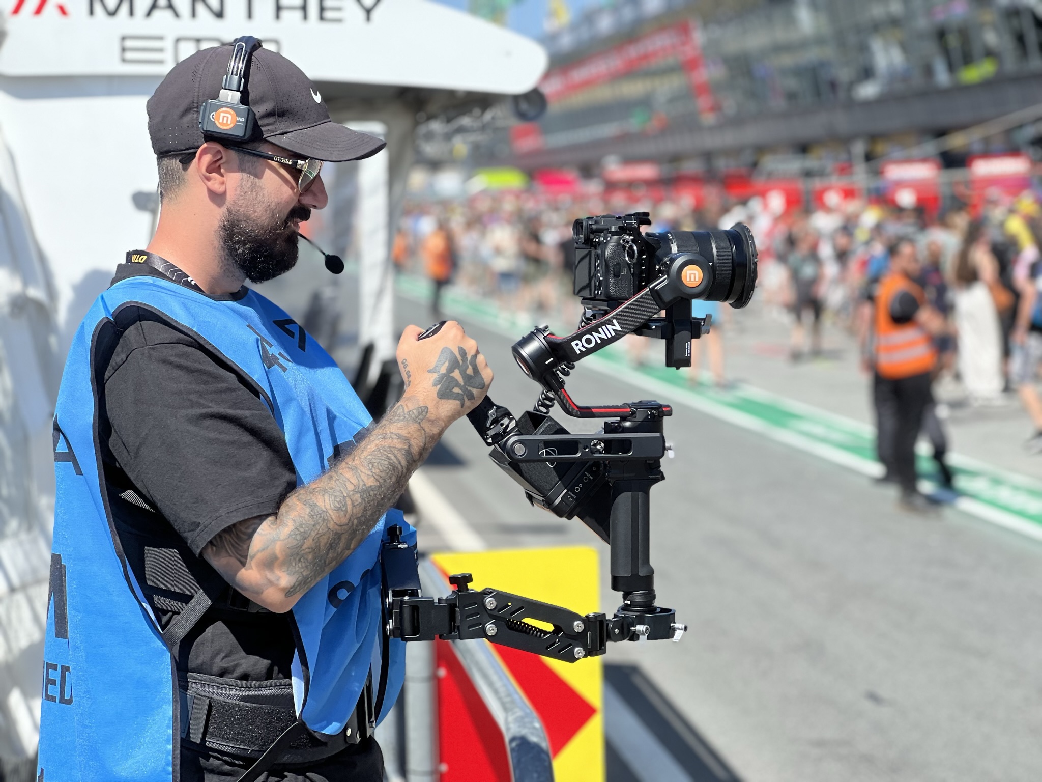 Team bei einer Filmproduktion